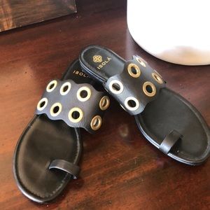 Isola black sandals 8.5